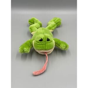 Trudi Italy Designed Frog Plush Long Tongue 12” Stuffed Animal